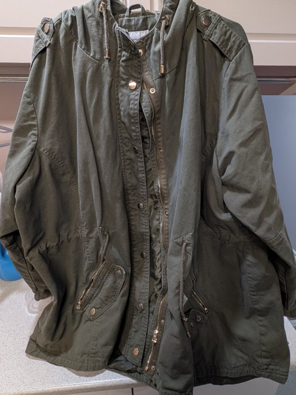 Green utility jacket - size 3x